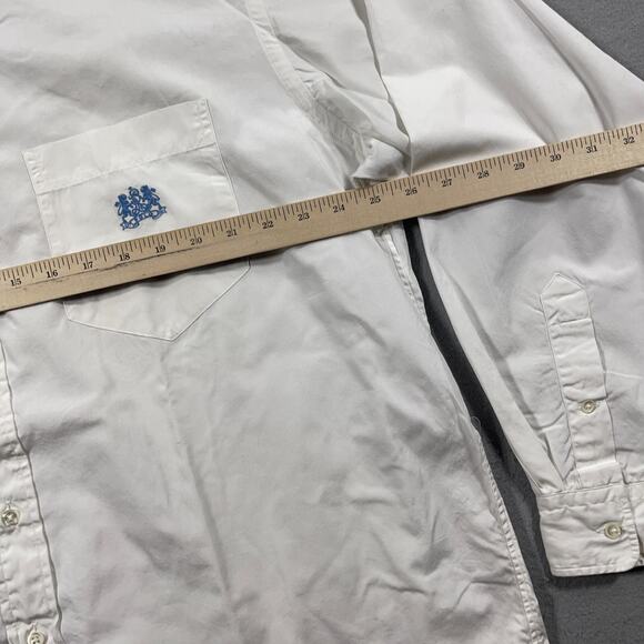 Polo‎ Ralph Lauren Shirt Men 16.5 34/35 White Button Down Oxford USA Preppy - Picture 5 of 8